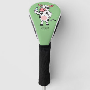 Flacon met baby-cartoon golfheadcover