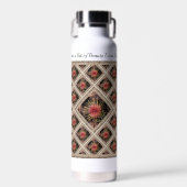 Flacon met geïsoleerd water en bedwelmende proteïn waterfles (Voorkant)