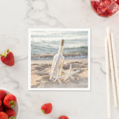 Flacon met gelukkig Jubileum Servet (Insitu)