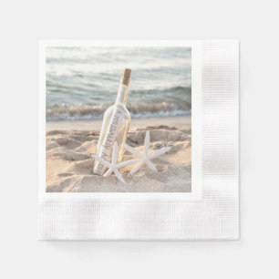 Flacon met gelukkig Jubileum Servet