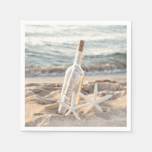 Flacon met gelukkig Jubileum Servet