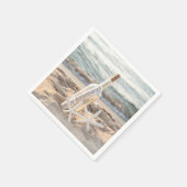 Flacon met gelukkig Jubileum Servet (Hoek)