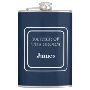 Flacon met vinyl bekleding-Vader van de bruidegom
