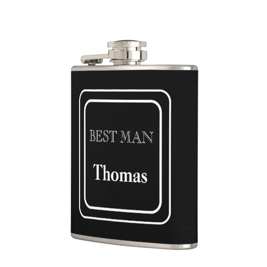 Flacon met vinylfolie - Getuige van de bruidegom (Links)