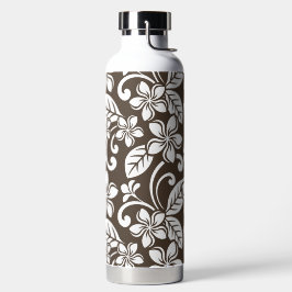 FLACON MET WATER VAN ISLAND PLUMERIA (KOFFIE BROWN WATERFLES