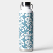 FLACON MET WATER VAN ISLAND PLUMERIA (SLAATBLAUW) WATERFLES (Voorkant)