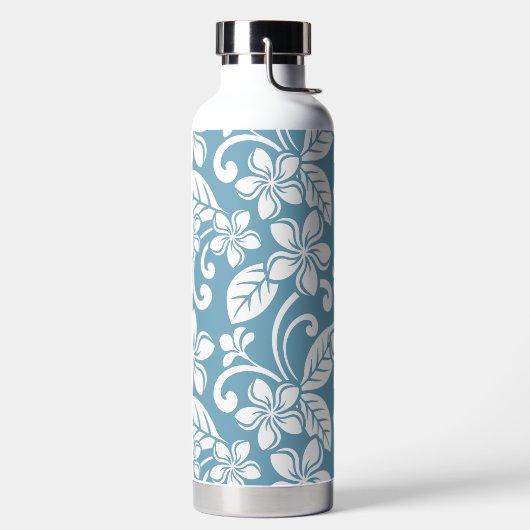 FLACON MET WATER VAN ISLAND PLUMERIA (SLAATBLAUW) WATERFLES (Links)