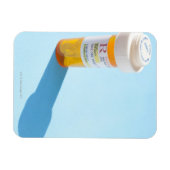 Flacon vol met medicatie magneet (Horizontaal)