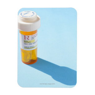 Flacon vol met medicatie magneet