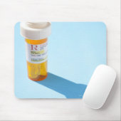 Flacon vol met medicatie muismat (Met muis)