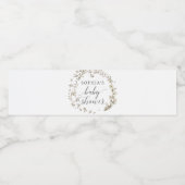  flaconetiketten met Baby showers water Waterfles Etiket (Enkel label)