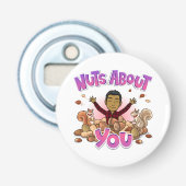 Flaconopener Button Flesopener (Voorkant)