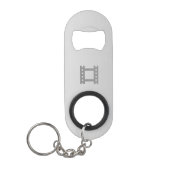 Flaconopener met Sleutelhanger Flessenopener (Voorkant)