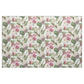  flaconroze Magnolias en hydrangeas Stof (Fat Quarter)