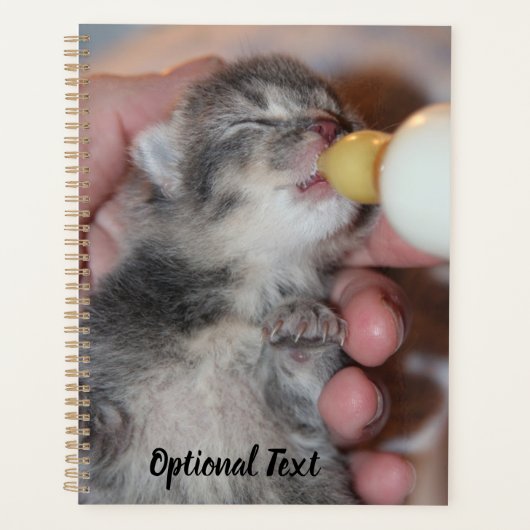 Flaconvoer Newborn Rescue Tablet Kitten Planner (Voorkant)
