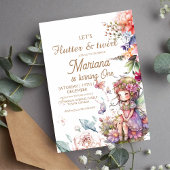 Fladder & draai Tuinfee Bloemenkabouter 1e Kaart