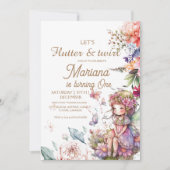 Fladder & draai Tuinfee Bloemenkabouter 1e Kaart (Voorkant)