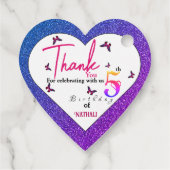 fladderend plezier bedankjes labels (Achterkant)