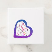 fladderend plezier bedankjes labels (In situ)