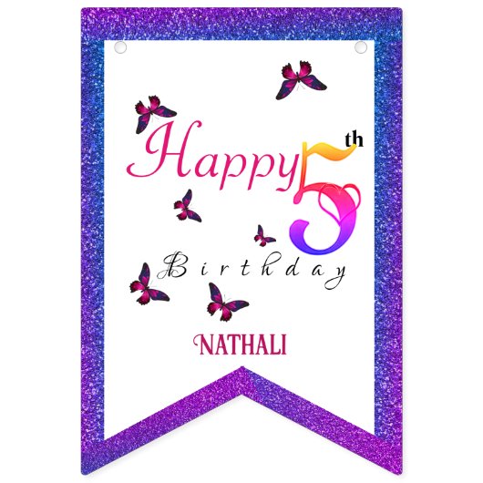 fladderend plezier vlaggetjes (Eerste vlag)