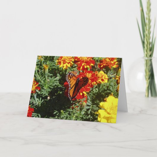 "Fladderende" Beterschapkaart Kaart (Voorkant)