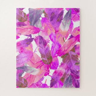 Fladderende Flamingo's Roze Veren puzzel