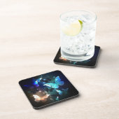 Fladderende Nachtvlinder Bier Onderzetter (Rechterzijde)