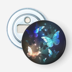 Fladderende Nachtvlinder Button Flesopener
