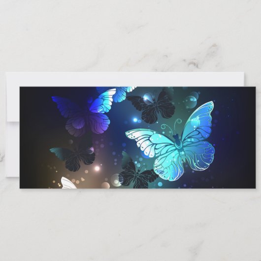 Fladderende Nachtvlinder Kaart (Voorkant)