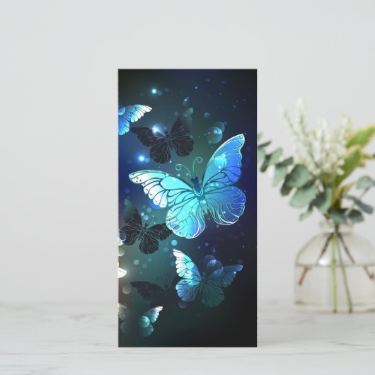Fladderende Nachtvlinder Kaart (Staand voorkant)
