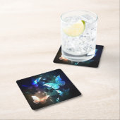 Fladderende Nachtvlinder Kartonnen Onderzetters (Insitu)