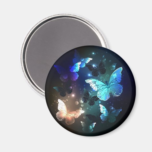 Fladderende Nachtvlinder Magneet (Voorkant / Achterkant)