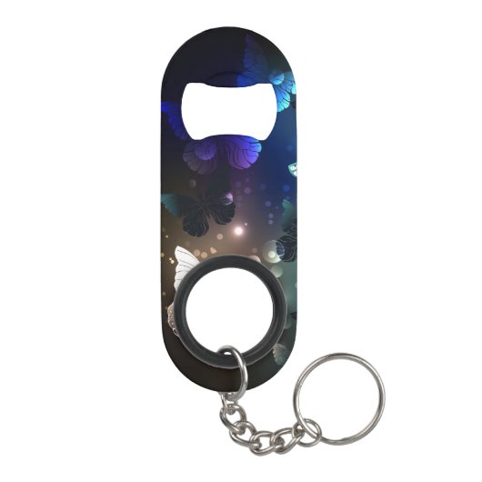 Fladderende Nachtvlinder Mini Flessenopener (Achterkant)