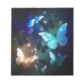 Fladderende Nachtvlinder Notitieblok (Voorkant)