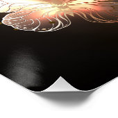 Fladderende Nachtvlinder Perfect Poster (Hoek)