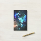 Fladderende Nachtvlinder Post-it® Notes (Op bureau)