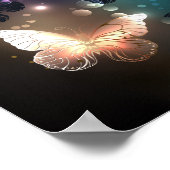 Fladderende Nachtvlinder Poster (Hoek)