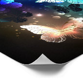 Fladderende Nachtvlinder Poster (Hoek)