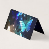 Fladderende Nachtvlinder Visitekaartje (Achterkant)