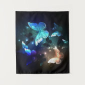 Fladderende Nachtvlinder Wandkleed (Voorkant)