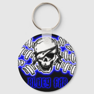 flag5pirate3art2, BLUEYFAB SMALL Sleutelhanger
