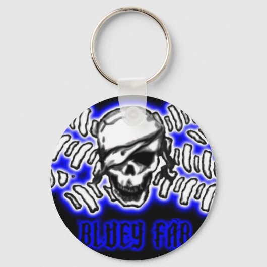 flag5pirate3art2, BLUEYFAB SMALL Sleutelhanger (Voorkant)