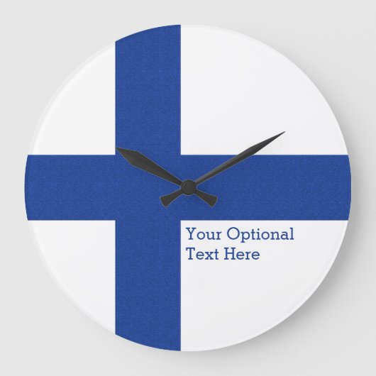 Flag aangepaste muur klok (Voorkant)