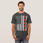 Flag American Kenpo Patriotic Kempo Gift T-shirt (Voorkant volledig)