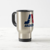 Flag Arlington, Texas Travel Mug Reisbeker (Voorkant links)