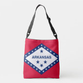 Flag Bag, Arkansas Crossbody Tas (Achterkant)