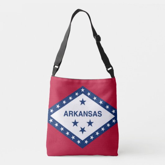 Flag Bag, Arkansas Crossbody Tas (Achterkant)