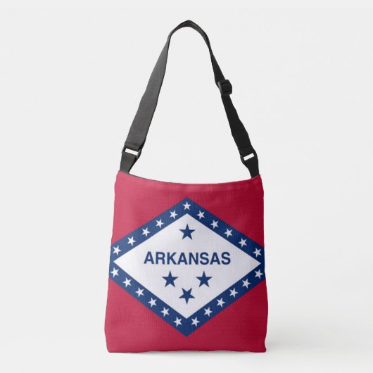 Flag Bag, Arkansas Crossbody Tas (Voorkant)