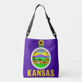 Flag Bag, Kansas Crossbody Tas (Achterkant)
