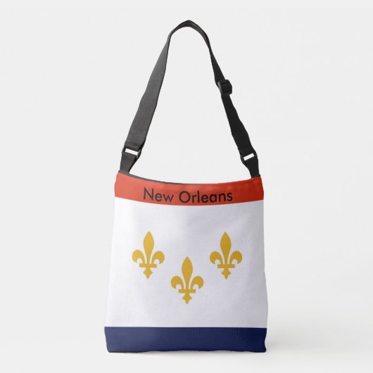 Flag Bag, New Orleans Crossbody Tas (Voorkant)